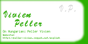 vivien peller business card